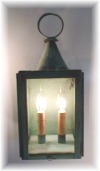 Penn wall mounted dual candle lantern