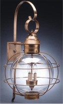 18th Century-Onion, Triple Candle, Caged Globe